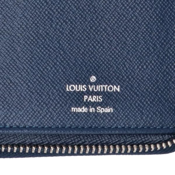 46326 3 Louis Vuitton Zippy Wallet Vertical Taiga Wallet Ocean