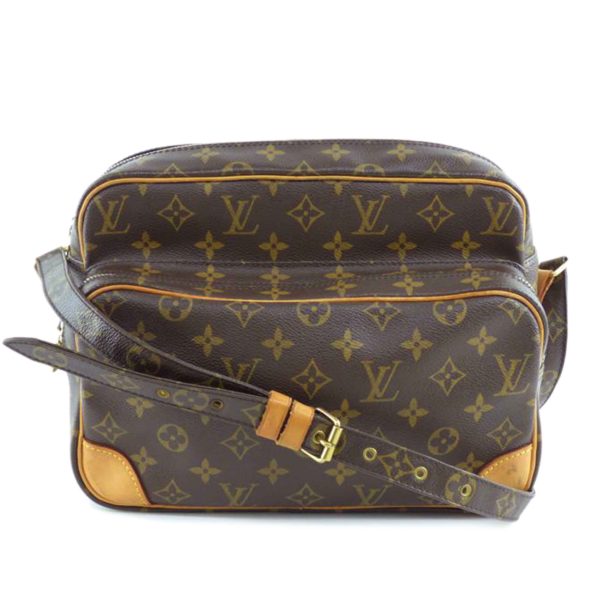 46333 1 Louis Vuitton Nile Monogram Tote Brown