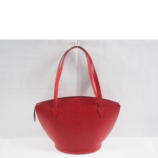 46364 2 Louis Vuitton Saint Jacques Shopping Epi Bag Red