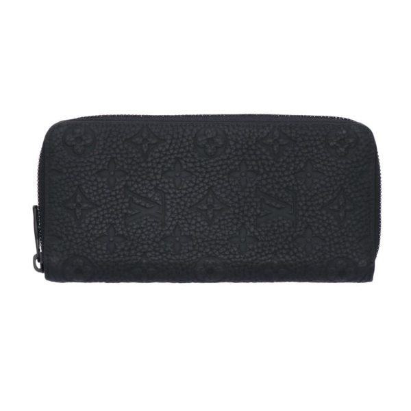 46388 1 Louis Vuitton Zippy Wallet Vertical Taurillon Wallet Noir