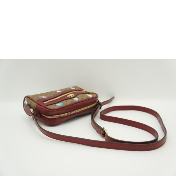 46392 4 Gucci GG Supreme Mini Bag Brown Rdd