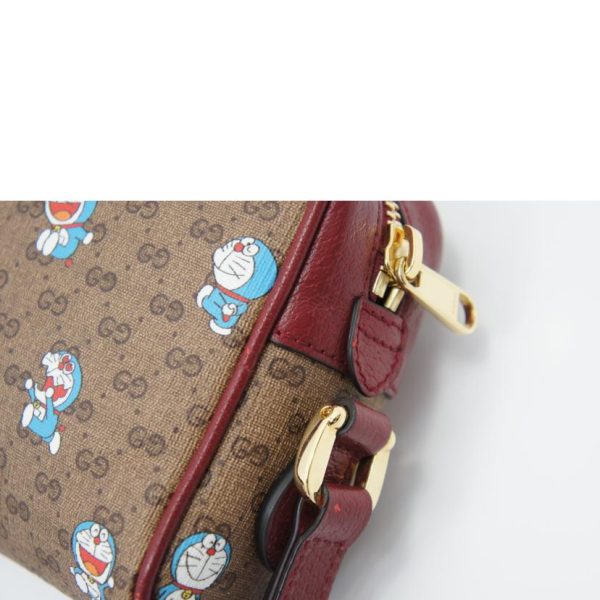 46392 6 GUCCI GG Supreme Mini Bag Doraemon