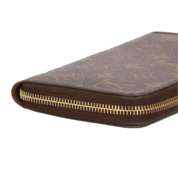 46401 3 Louis Vuitton Zippy Monogram Wallet Brown