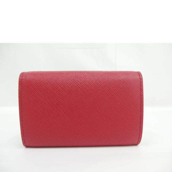 46446 2 Prada Compact Wallet Red