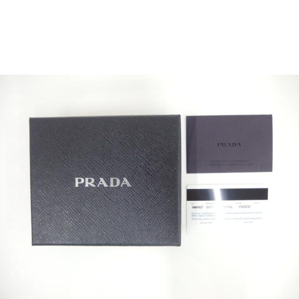 46446 6 Prada Compact Wallet Red