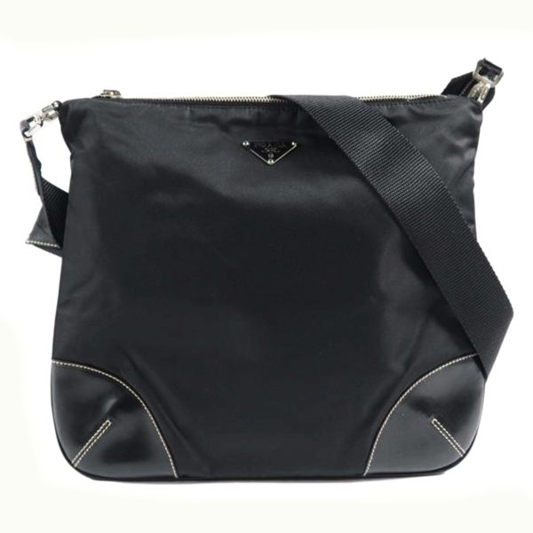 46466 1 PRADA Shoulder Bag Nylon Bag Black