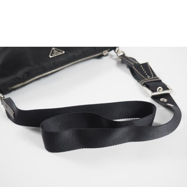 46466 3 PRADA Shoulder Bag Nylon Bag Black