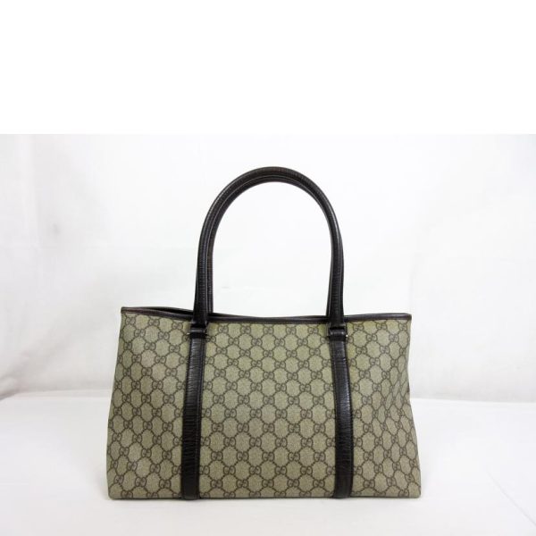 46493 2 Gucci GG Supreme Tote Bag Biege