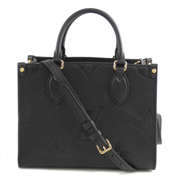 46732 1 Louis Vuitton On the Go PM Empreinte Tote Bag Noir