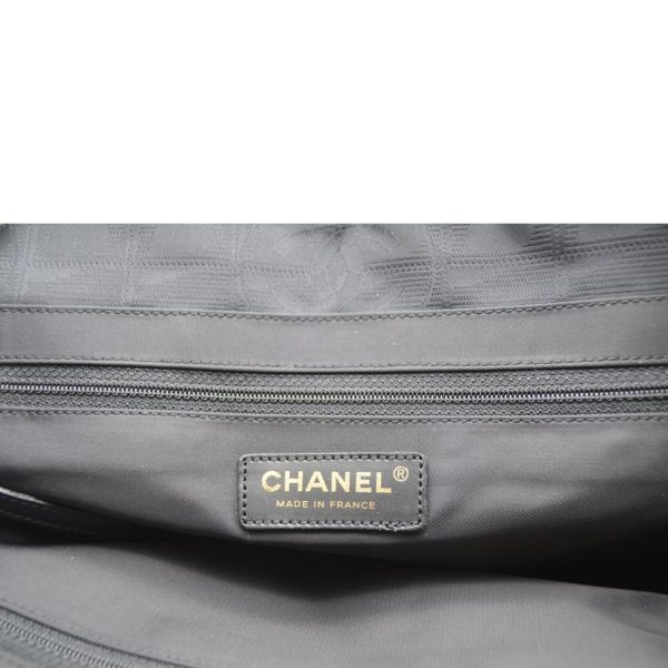 46787 7 Chanel New Travel Line PM Tote Bag Noir