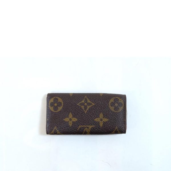 46820 2 Louis Vuitton Multicle 4 Monogram Key Case Fuchsia