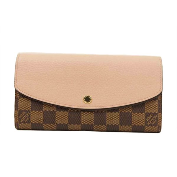 46832 1 Louis Vuitton Portefeuil Normandie Damier Wallet Magnolia