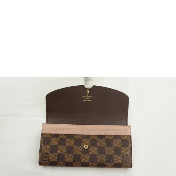 46832 4 Louis Vuitton Portefeuil Normandie Damier Wallet Magnolia