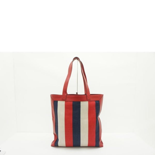 46912 2 Gucci Canvas Tote Bag Red