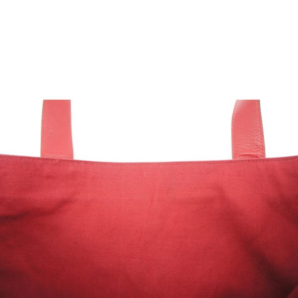 46912 6 Gucci Canvas Tote Bag Red