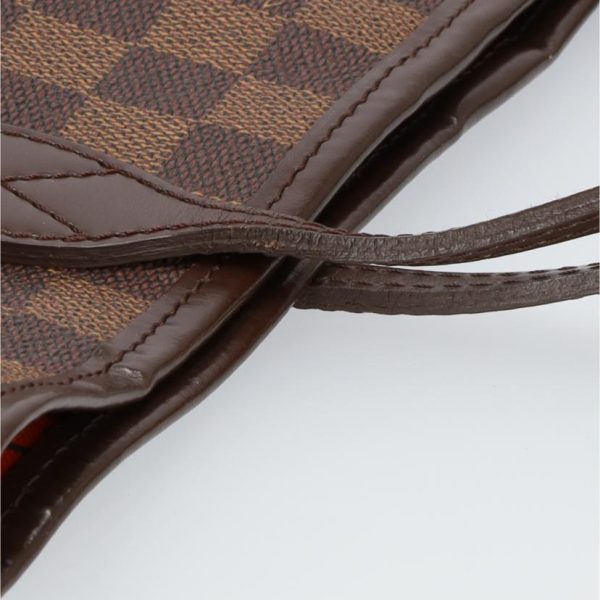 46975 8 Louis Vuitton Neverfull PM Tote Bag Damier Ebene Brown