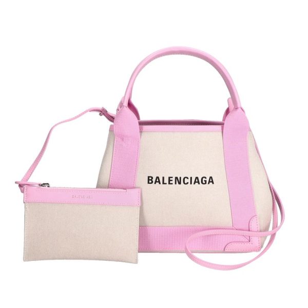 46996 1 Balenciaga Navy Cabas Tote Bag Black