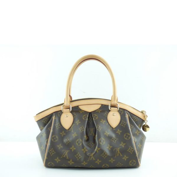 47040 2 Louis Vuitton Tivoli PM Monogram Handbag Brown