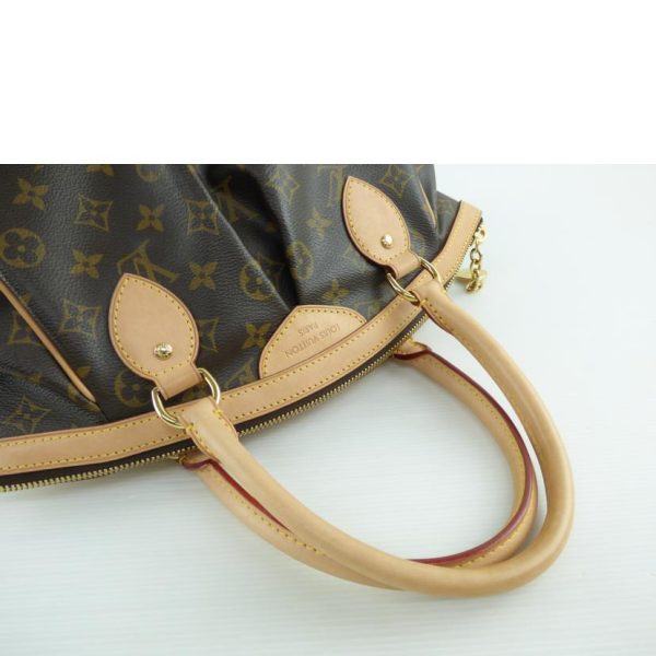 47040 4 Louis Vuitton Tivoli PM Monogram Handbag Brown