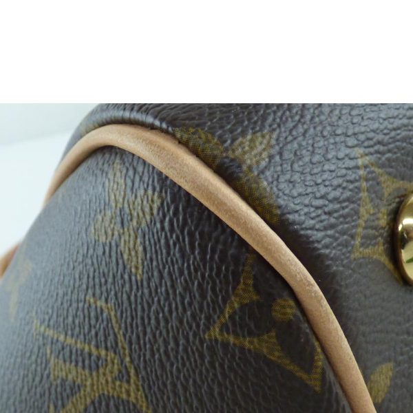 47040 6 Louis Vuitton Tivoli PM Monogram Handbag Brown