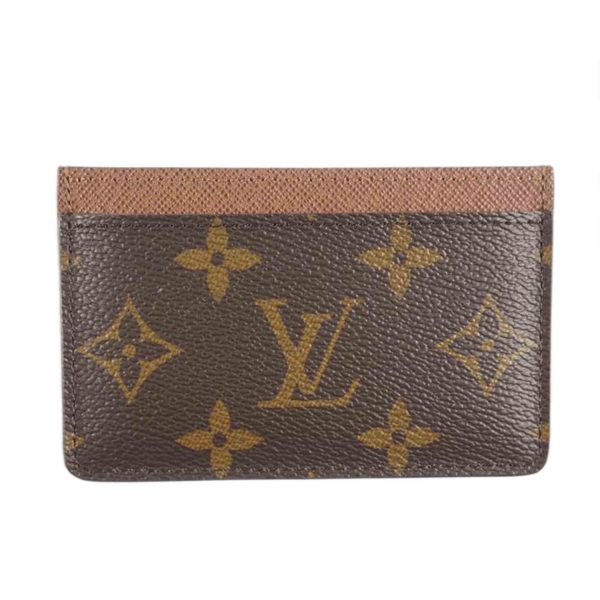 47089 1 Louis Vuitton Porto Carte Sample Card Case Monogram