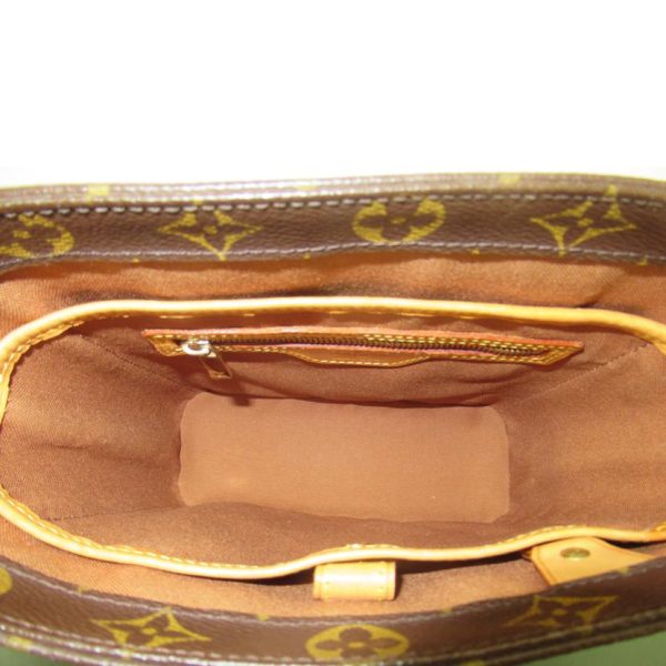 47104 5 Louis Vuitton Vavan PM Monogram Handbag Brown