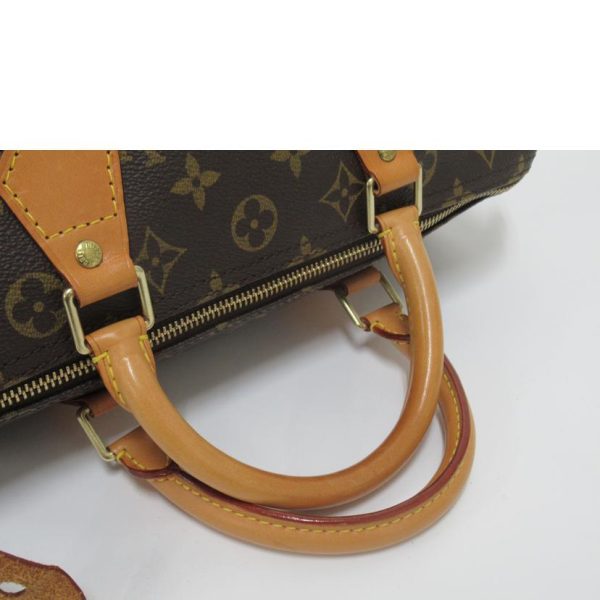 47111 4 Louis Vuitton Speedy 30 Monogram Handbag Brown