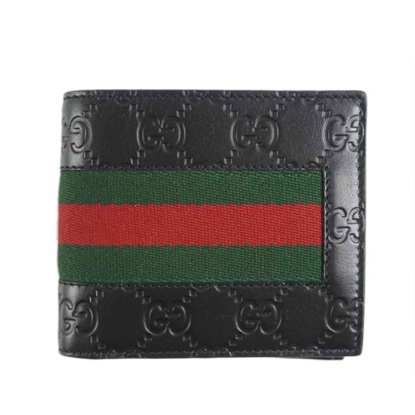 47118 1 Gucci GG Supreme Bi fold Wallet