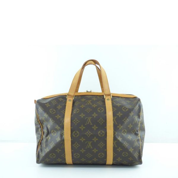 47187 2 Louis Vuitton Saxouple 35 Monogram Bag Brown