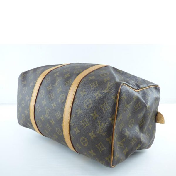 47187 3 Louis Vuitton Saxouple 35 Monogram Bag Brown