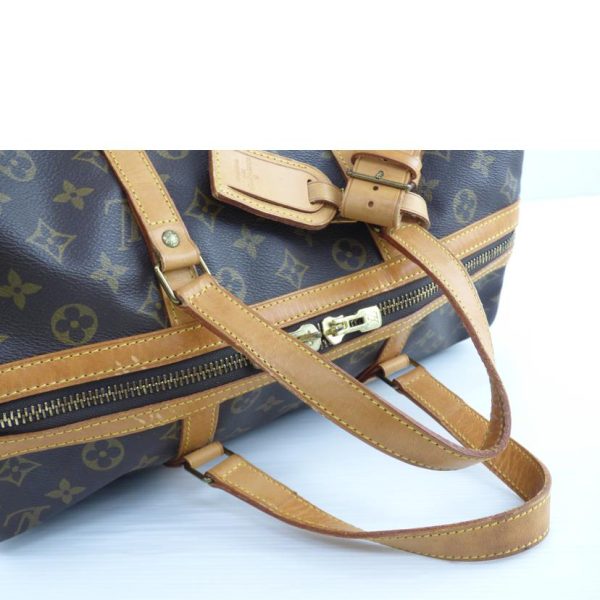 47187 4 Louis Vuitton Saxouple 35 Monogram Bag Brown