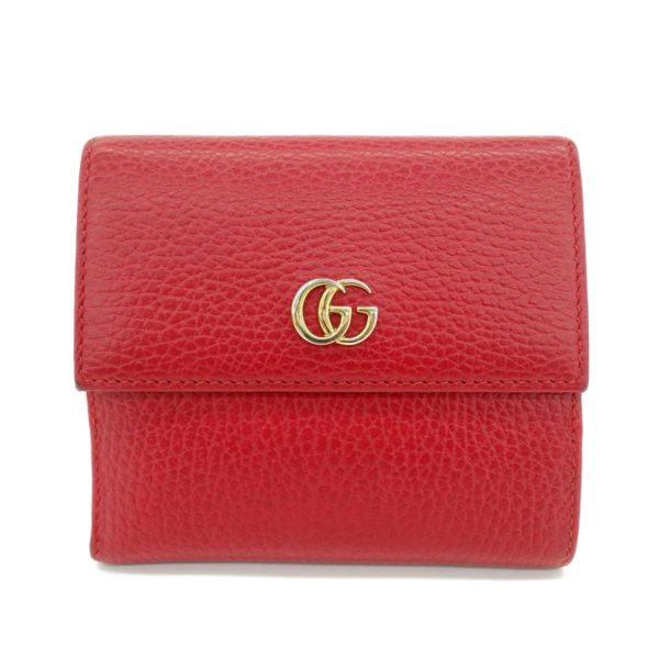 47278 1 Gucci GG Marmont Leather W Hook Wallet Black