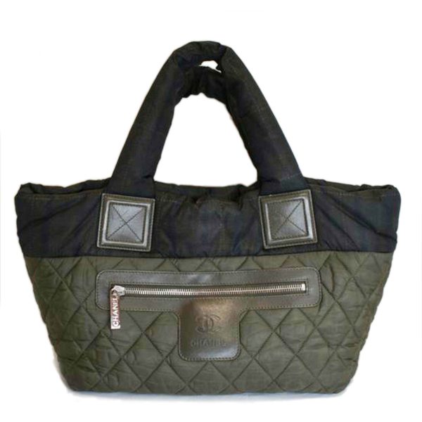 47289 1 Chanel Coco Cocoon Quilted Tote Bag Black