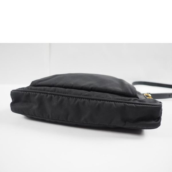 47302 4 Prada Nylon Shoulder Bag Black