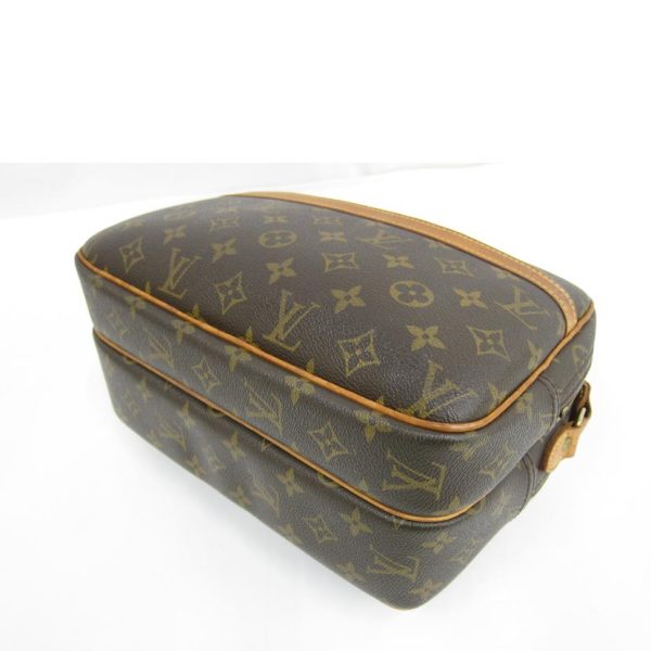 47333 4 Louis Vuitton Reporter PM Monogram Canvas Bag Brown