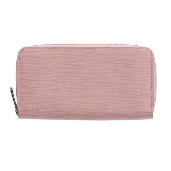 47364 1 Louis Vuitton Zippy Epi Leather Wallet Pink