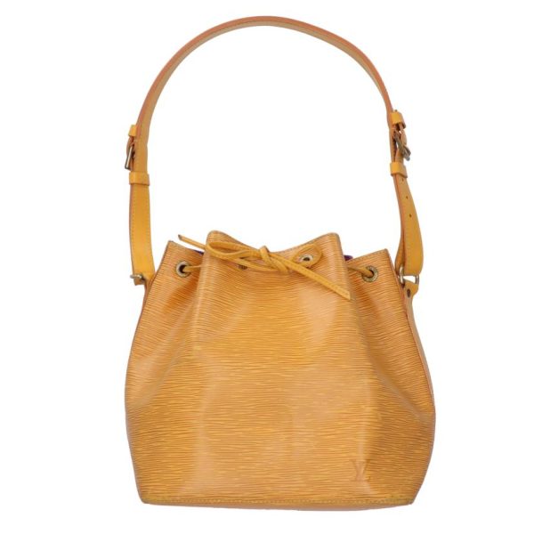 47378 1 Louis Vuitton Petinoe Epi Shoulder Bag Yellow