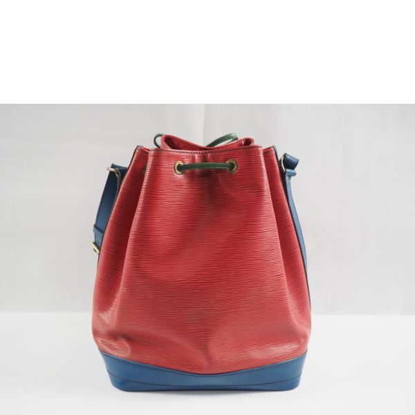 47385 2 Louis Vuitton Noe Tricolor Epi Bag Red Blue Green