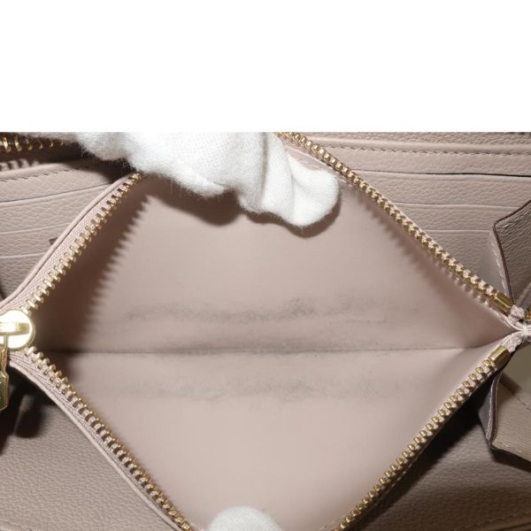 47388 8 Louis Vuitton Greige Zippy Wallet Beige