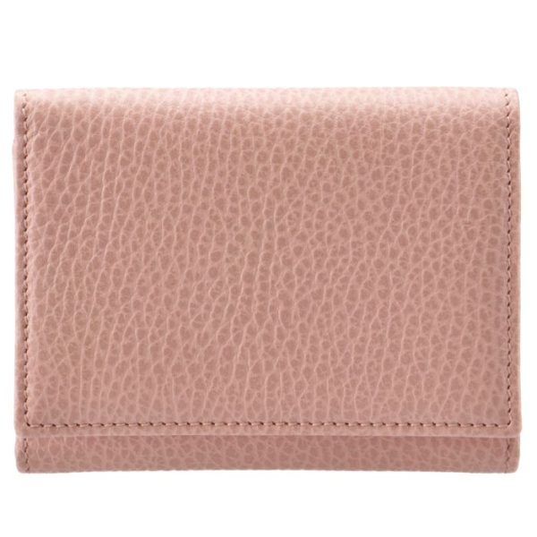 474746cao0g5909 2 GUCCI Petite Marmont Trifold Wallet Pink