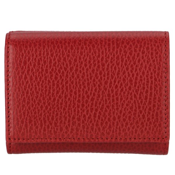 474746cao0g6433 2 GUCCI Petite Marmont Trifold Wallet Red