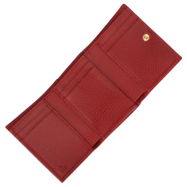 474746cao0g6433 4 GUCCI Petite Marmont Trifold Wallet Red