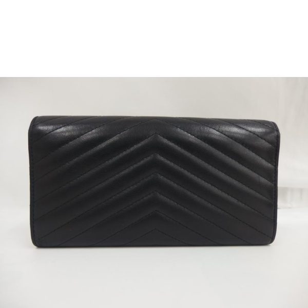 47486 2 Chanel Chevron V Stitch Fold Wallet