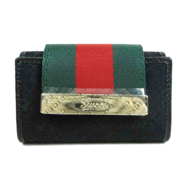 47520 1 Gucci GG Sherry Line 6 Key Case