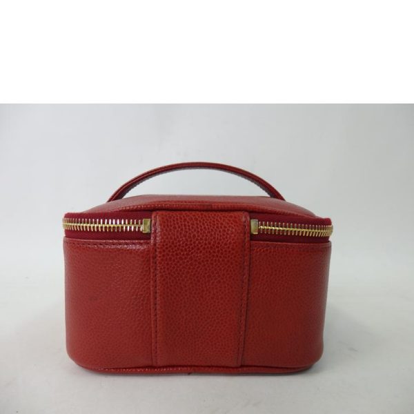 47521 2 Chanel Cocomark Vanity Bag Red