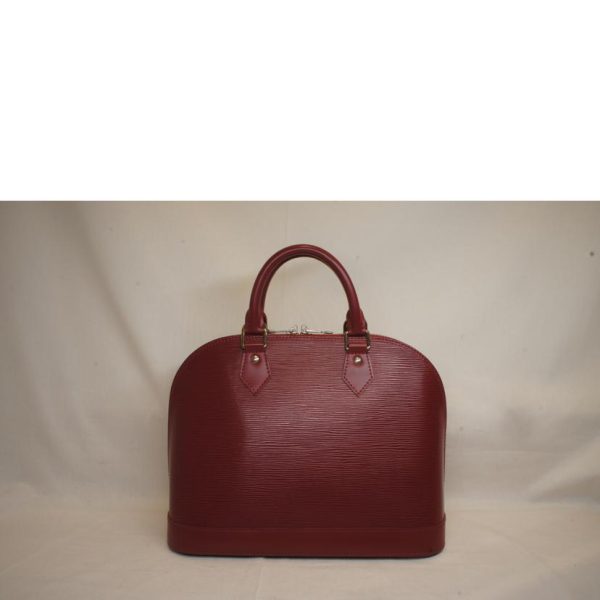 47537 2 Louis Vuitton Alma Handbag Epi Red