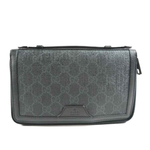 47545 1 Gucci GG Supreme Double Zipper Travel Case