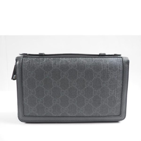 47545 2 Gucci GG Supreme Double Zipper Travel Case