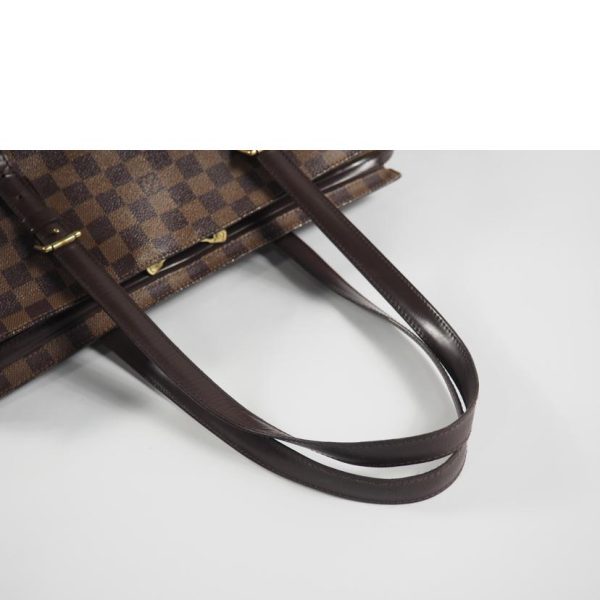 47590 3 Louis Vuitton Chelsea Damier Tote Bag Brown