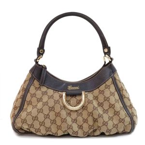 47605 1 Gucci GG Pattern Tote Bag GG Canvas Brown